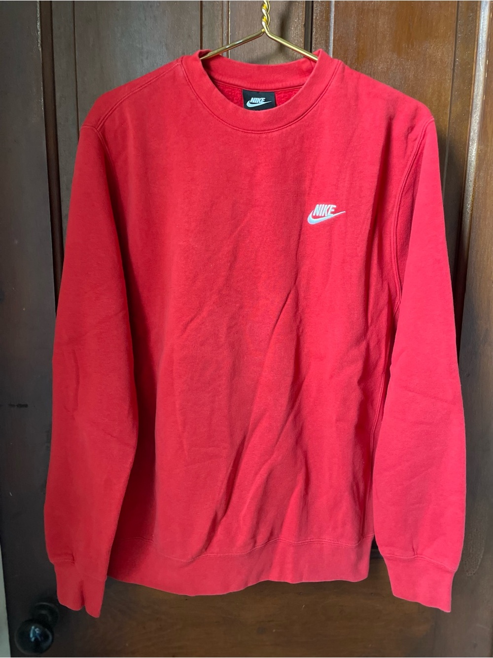 Nike men's medium red sweatshirt